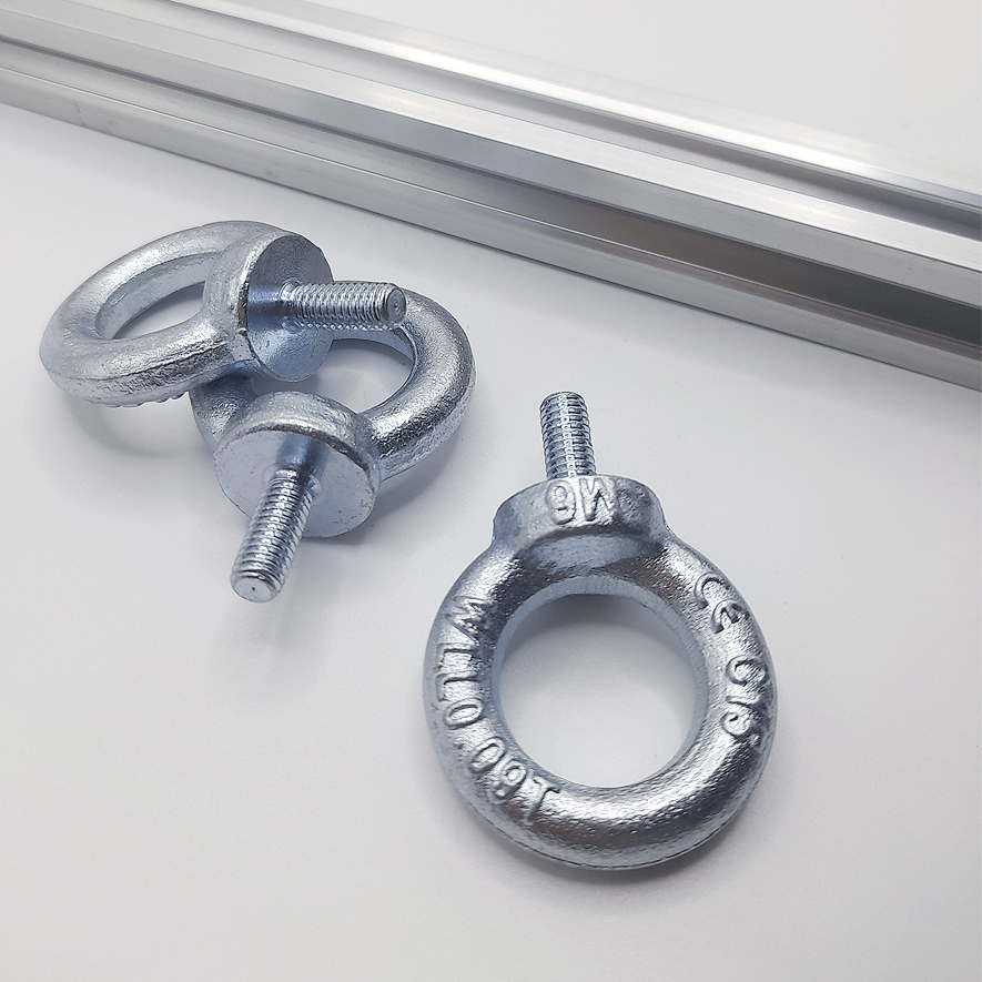 Anillo de sujeción para perfil de aluminio